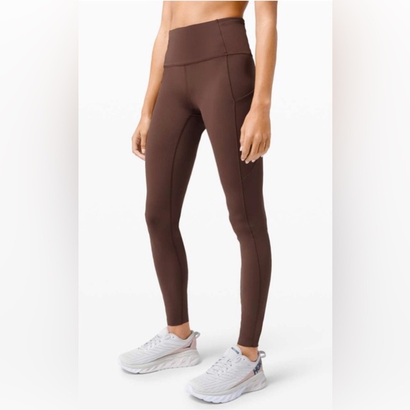 lululemon athletica Pants - Lululemon Fast Free High-Rise Tight 28" Leggings in Brown Earth Size 2 NWOT